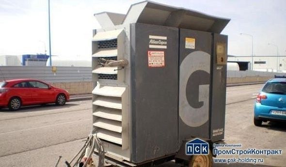 Стационарный винтовой компрессор Atlas Copco GA 5 кВт - 8.5 Бар