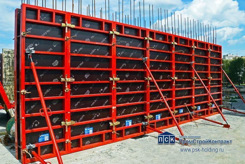 Опалубка стен универсальная крупнощитовая DELTA (ПСК-Дельта), профиль 3 мм