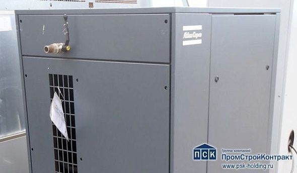 Стационарный винтовой компрессор Atlas Copco GA 5 кВт - 10 Бар