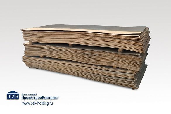 Строительная б/у фанера ФСФ 4-6 мм 1500х3000 мм Свеза (обшивочная)